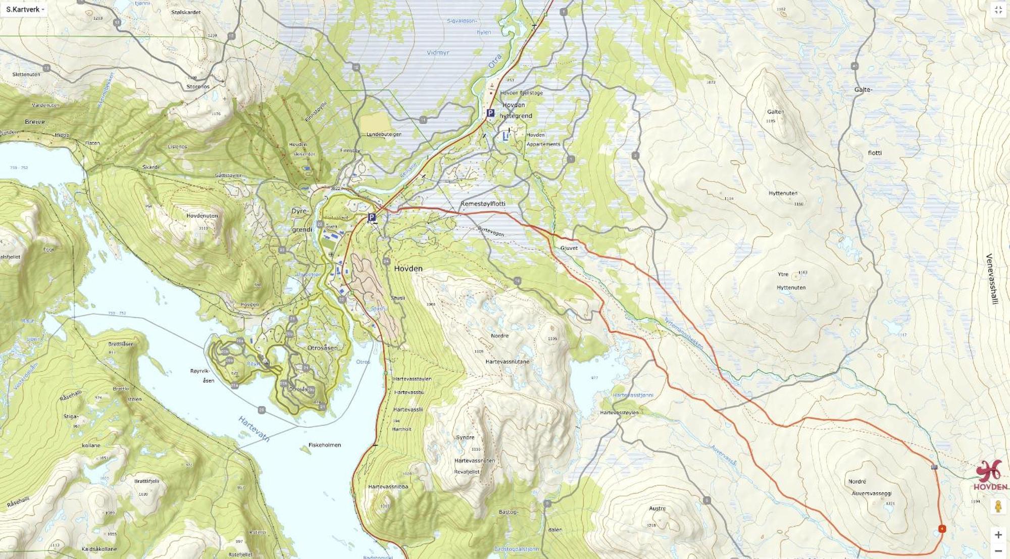 Hovden Hoyfjellsenter 호텔 외부 사진
