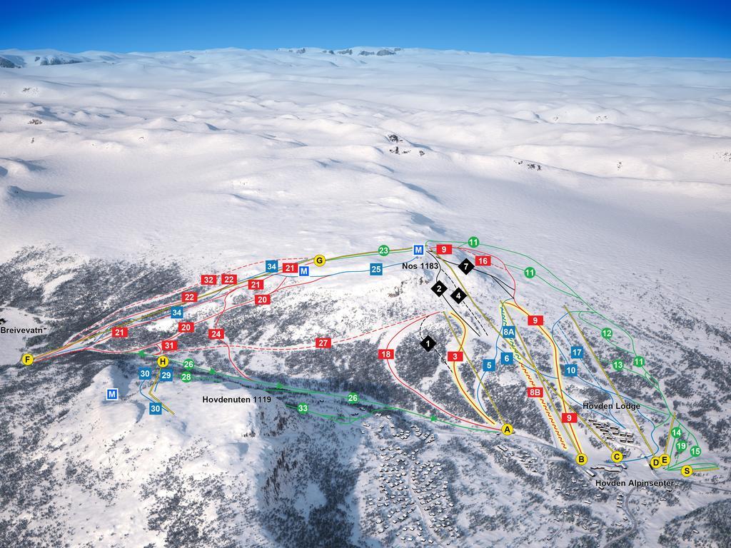 Hovden Hoyfjellsenter 호텔 외부 사진
